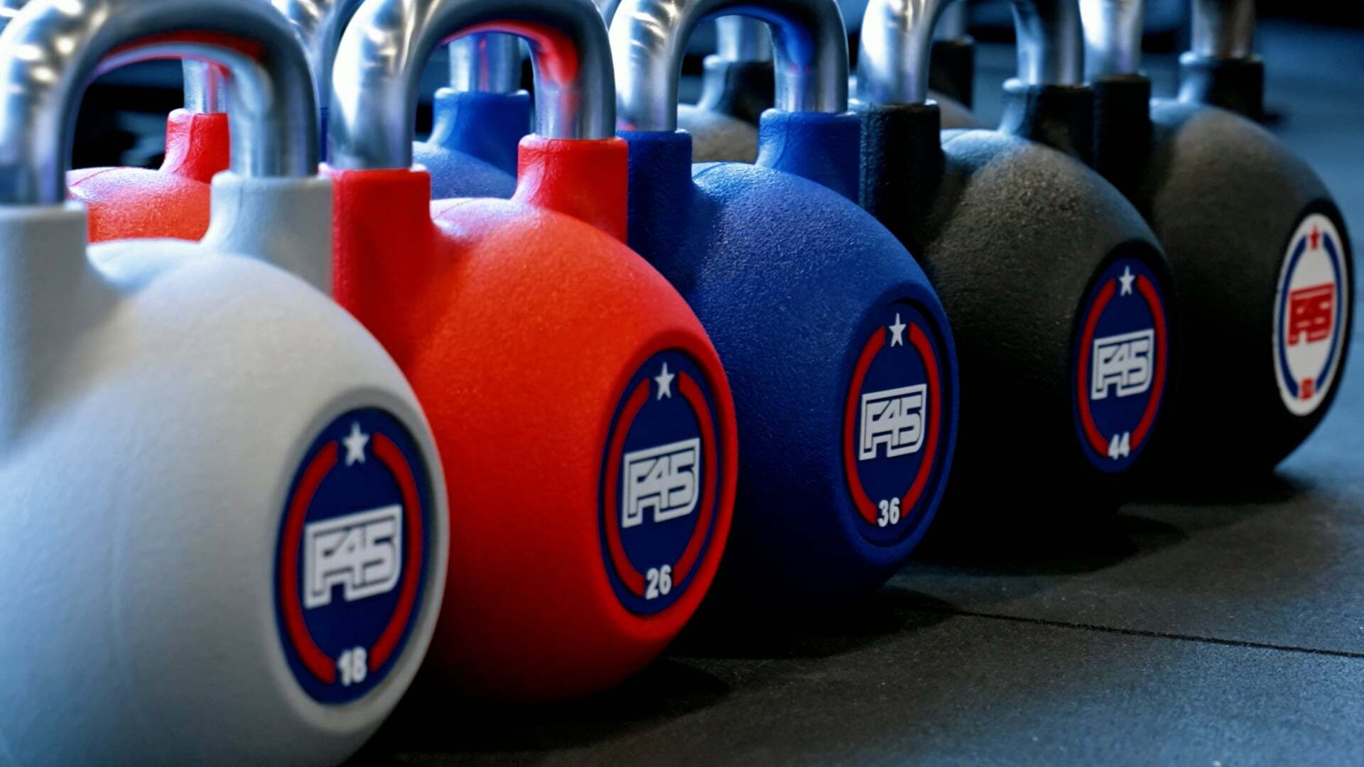 F45 branded training weights